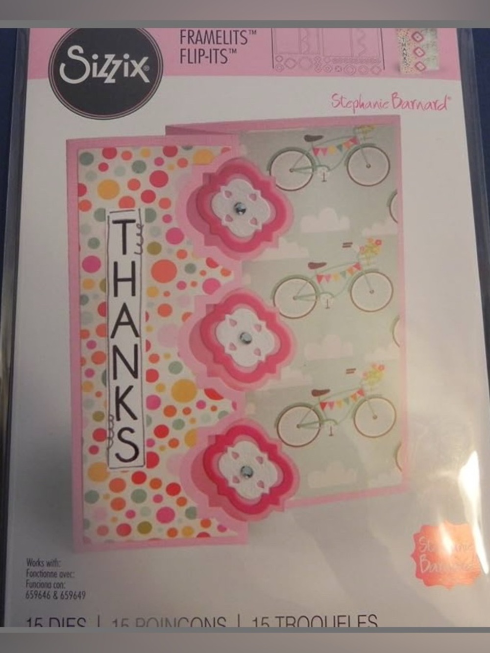 Sizzix Die Set Decorative Borders & Quatrefoil Shapes Card Die